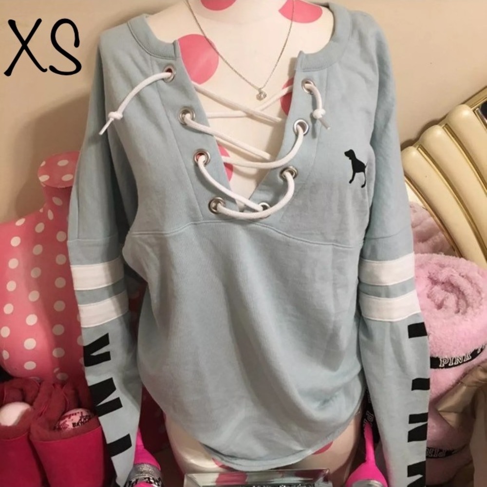 Vs Pink Lace Up - XS